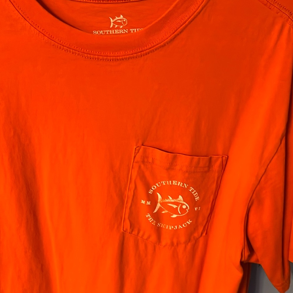 Southern Tide Florida Gators orange pocket t-shirt